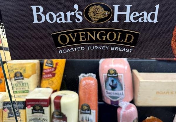 Display of Boar's Head meats at a Safeway store in San Rafael, California, recalled due to listeria outbreak