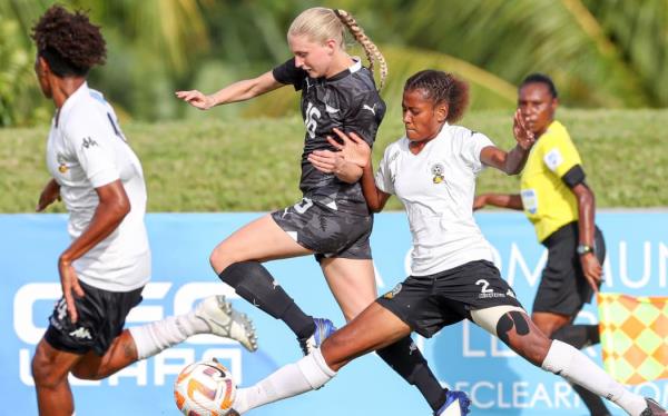 New Zealand thrashed Fiji 7-1 in the second semi-final.