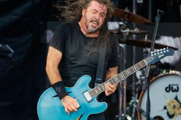 Dave Grohl performing with the Foo Fighters on July 21.