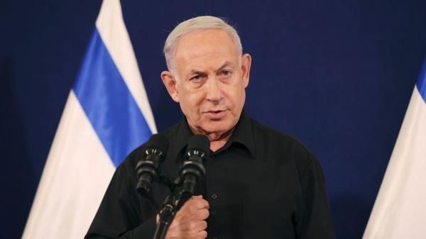 Benjamin Netanyahu said it was 'time for war'. Pic: AP